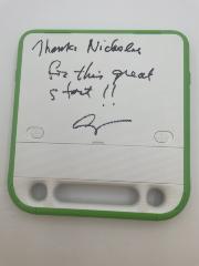 OLPC XO Laptop - Signed by Alan Kay
