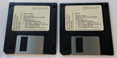 Microsoft Scenes - Sports Extremes Collection 3.5" Floppy Disks #1-2
