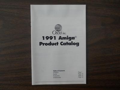 1991 Amiga Product Catalog
