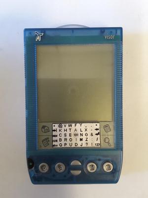 Top view of the Handspring Visor Deluxe without its lid