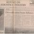 Globe and Mail 1990 Report on Aerospace industry Newspaper