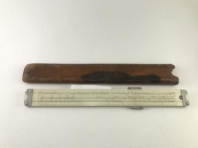 Slide Rule with Case