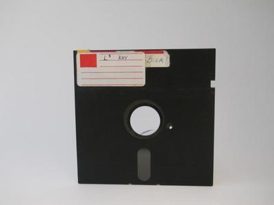 Front of the floppy disk