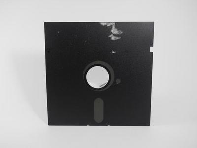 Front of floppy disk
