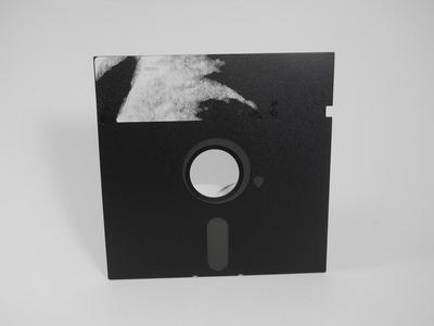 Front of floppy disk