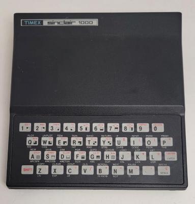 Top Top view of the Timex Sinclair 1000