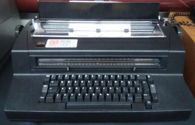 Photo of typewriter