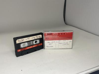 Photos of tape (front with  labels)