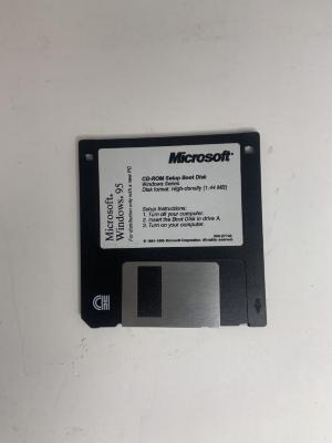Front side of diskette