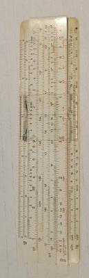 Top view of the Faber-Castell 67/54 Slide Rule