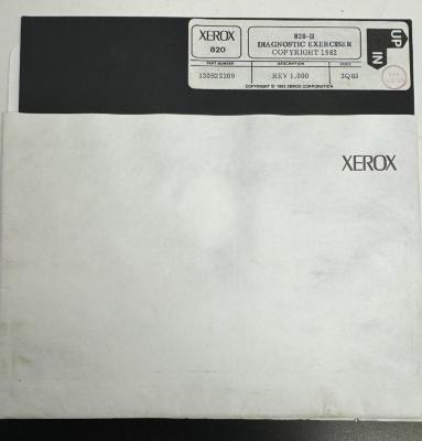 Photo of front of floppy, in sleeve