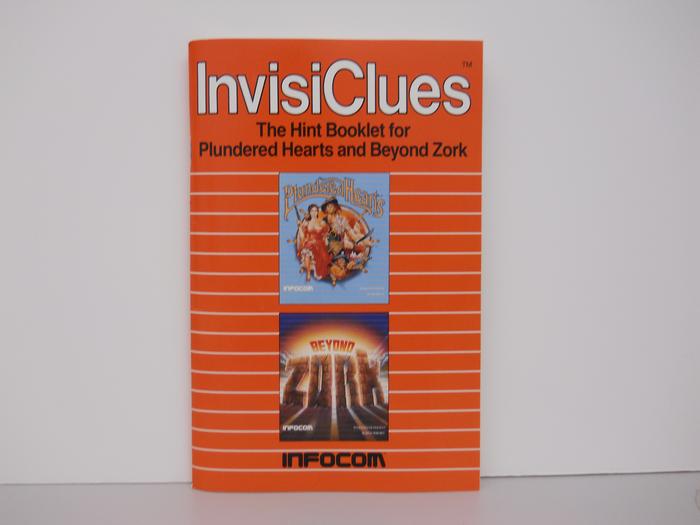 InvisiClues The Hint Booklet for Plundered Hearts and Beyond Zork