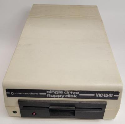 Commodore 5 1/4 single drive floppy disk.  VIC 1541 - front