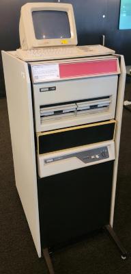 PDP-11/04 with VT220 terminal