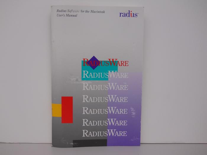 Radius Software for the Macintosh User's Manual