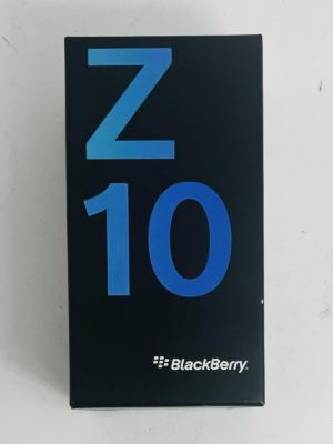 Photo of the front of the box for the BlackBerry Z10