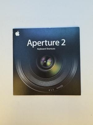 Apple Aperture 2, Keyboard Shortcuts