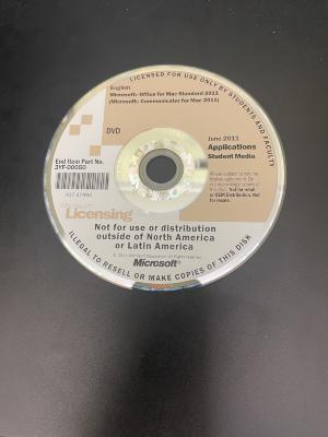 Microsoft Office for Mac Standard 2011 DVD